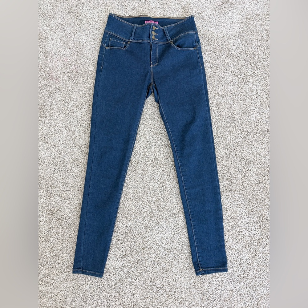 Wax Jean Women's Deep Blue Skinny Jeans